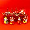2026 Ano Novo Estilo Chinês Original Chaveiro Cobrinha da Sorte Pequeno Presente Argola de Chave Pingente de Boneca Amuleto Pequeno Ornamento