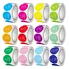 Etiquetas Mensuales 1-12 Meses Redondas Coloridas Pegatinas de Clasificación Numérica 25mm Papel Cobre Adhesivo Pegatinas de Fecha