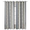 Nuevas cortinas opacas americanas con anillos de hierro para sala de estar, balcón, dormitorio, cortinas para cortinas terminadas transfronterizas