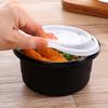 Mingxing lonchera desechable candado antirrobo caja de embalaje redonda para comida rápida para llevar plástico PP tazón redondo para sopa de fideos lonchera