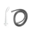 Irrigador Anal y Vaginal para Hombres y Mujeres con Cabezal Curvo y Siete Agujeros para Descarga de Agua, Limpiador Vaginal, Juguete Sexual para Adultos