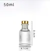 Garrafa Personalizada de Aromaterapia Sem Chama 500ml, Garrafa de Vidro Cilíndrica Quadrada Transparente Vazia para Aromaterapia, Garrafa Difusora em Estoque