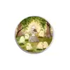 Comércio Exterior Criativo Violino Caveira Fantasma Desenho Animado Broche Metálico Redondo Retro Distintivo Pin para Mochila Roupas