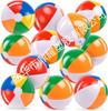 Pelota de playa inflable colorida de PVC para soplar de seis piezas pelota para la costa de Hawái pelota de agua para fiesta en la piscina juguete