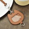 Amor Cuero Cabeza de Gato Bolsa Pequeña Monedero Llave Collar Colgantes Adornos Femenino Nicho Diseño Único Accesorios Cadena Lana