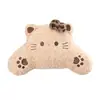 Cojín Lumbar para Coche Lindo Gato de Dibujos Animados Almohada de Protección para el Cuello del Asiento del Coche Cojín para la Espalda Sensación de Alta Gama Interior del Coche Reposacabezas Almohada de Protección para el Cuello