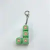 Chaveiro Botão Luminoso de Patinha de Gato Chave de Teclado Switch Tecla de Teclado Brinquedo Descompressão Pingente de Bolsa Chaveiro