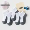 Meias infantis meninas Zhuji meias esportivas brancas atacado primavera e outono meias absorventes de suor meninos e estudantes meias brancas