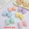 Accesorios de Lazo Rellenos de Tela Coloridos de Primavera y Verano Flores de Tela Estéreo Accesorios para el Cabello DIY para Niños Accesorios para Tocados