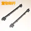 Adaptador de Dos Vías para Tubería Redonda Recta Conector de Tubería Redonda de Acero Inoxidable Accesorios para Colgador de Ropa Conector de Estante Accesorios de Plástico