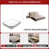 Cama moderna minimalista italiana de luxo leve em couro genuíno para quarto principal de casa 1,51,8 metros cama grande celebridade da internet apartamento pequeno armazenamento cama de casamento