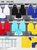 Novo Conjunto de Uniforme de Basquete, Treino de Jogo Uniforme de Equipe Personalizado, Roupas Esportivas de Basquete Americano de Ombro Estreito para Adultos Estudantes Crianças