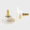 Máquina envolvedora rodillo de presión rodillo redondo rodillo puntiagudo transmisión de silicona rueda de nylon accesorios para carpintería con rodamiento rueda de goma cobertura de película