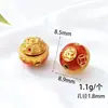 Vietnam Arena Personalizada Dorada Cuentas DIY Accesorios para Joyería Cuentas Sueltas Espaciador Colgante Buda con Agujero Calabaza Loto