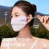 Máscara Protetora Solar Feminina de Verão Fina Seda Gelada Anti-UV Sem Costura Tridimensional Canto dos Olhos Protetor Solar Facial UPF50