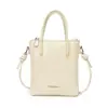 2026 Bolso Casual de Color Sólido para Teléfono Móvil de Mujer Gran Capacidad Estilo Coreano Simple para Viajes Diarios Bolso de Hombro Cruzado Bolso de Mano