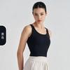 Ns Nude Top de Yoga con Copa Fija Verano Sujetador de Fitness Chaleco de Espalda Bonita para Mujer con Sujetador Ropa Interior Deportiva