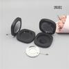 [en stock] cuerpo de caja ovalada de 41,8 mm de diámetro interior para espejo, caja redonda interior para colorete, iluminador, caja para base en crema