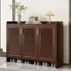 Nuevo Armario para Zapatos de Aleación de Aluminio Nuevo Estilo Chino Hogar Integrado Interior Protección Solar a Prueba de Humedad a Prueba de Polvo Armario de Almacenamiento de Aleación de Aluminio