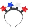 Diadema del Día de la Independencia de América Collar Festivo del Día Nacional Collar Intermitente El Más Vendido en Amazon Tamaño Estrella de Cinco Puntas