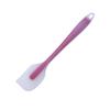 Espátula de silicona de grado alimenticio, de una sola pieza, translúcida, grande, para hornear, espátula para mantequilla de pastel, punto de fábrica