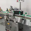 Máquina Automática de Etiquetado de Botellas Redondas para Botellas de Pasta en Polvo, Maquinaria de Etiquetado de Superficie Vertical para Botellas de Polvo Natural para Barbacoa