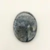 Placa de cristal natural oval transfronteiriça que pode ser gravada, uma pedra de poder para encorajamento e alívio do estresse, adequada para brincar com a palma da mão