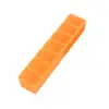 Pastillero Multifuncional de 7 Compartimentos, Pastillero de 7 Días Tipo Pulsador, Caja de Almacenamiento Semanal, Caja de Almacenamiento Portátil Personalizada