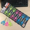Suministros de Papelería Tijeras Pequeñas de Acero Inoxidable para Niños Manualidades Estudiantiles Punta Redonda Venta al por Mayor Tijeras de Seguridad Multifuncionales para Cortar Papel