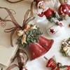 Nuevo Colgante Pintado de Resina Decoración de Árbol de Navidad Campana Tridimensional Colorida Colgante de Dibujos Animados Americanos Listo para la Venta