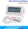 Termómetro electrónico temperatura ambiente temperatura del agua de la bañera sensor de refrigerador pantalla digital reloj de temperatura con sonda impermeable