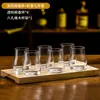 Copo de Teste para Bebida Tulipa Suit Taça Clássica Estrangeira para Vinho Cerveja Whisky Taça Aromática com Bandeja
