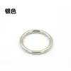 Cinturón de Junta Tórica Metálica Círculo de Aleación de Zinc Accesorios Círculo Sólido Accesorios para Cortinas Anillo Colgante Círculo Cerrado Sin Costura E18