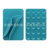 Soporte de teléfono de ventosa de silicona en stock del fabricante, tarjetero, almacenamiento de labiales, soporte de teléfono perezoso portátil con impresión de logotipo