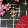 Novia China Boda Hecho a Mano DIY Accesorios Antiguo Tuan Xi Fan Decoración Colgante de Taza de Té Material de Borla Xi Zi
