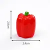 Juguetes realistas de alimentos vegetales a gran escala, modelos en miniatura, decoraciones DIY para casas de muñecas, accesorios de bolsa sorpresa y pequeños adornos para paisajes en miniatura