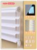 Cortina Shangri-La de gasa suave eléctrica para dormitorio, con sombreado completo, sin perforaciones, para balcón