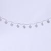 Cadena de Acero Inoxidable Cadena Hecha a Mano Piezas Colgantes de Palo Curvado Serie Accesorios de Joyería DIY Hojas Grabadas Piezas Redondas Amor y así sucesivamente