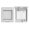 Comercio Exterior Ip55 Estándar Europeo Exterior Impermeable y a Prueba de Lluvia Enchufe de Interruptor Montado en Superficie Exterior 16A Estándar Alemán Estilo Británico Multifunción