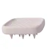 Cepillo de baño de silicona para gatos y perros, peine para el cuidado del cabello, cabeza suave, cepillo de silicona, cepillo masajeador del cuero cabelludo, artefacto para champú