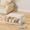 Caja de Almacenamiento Plegable para el Hogar Sala de Estar Gran Capacidad Caja de Almacenamiento Transparente Almacenamiento Grande de Ropa y Juguetes Caja de Almacenamiento de Plástico