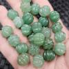 Cuentas de calabaza de jade Dongling cuentas sueltas de jade cuentas vintage verde hierba accesorios para pulsera collar cuentas hechas a mano al por mayor