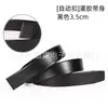 Cinto Masculino com Fivela Automática Corpo do Cinto Sem Cabeça Couro Sintético Resistente a Arranhões Fivela Automática 3,6CM de Largura Lote do Fabricante