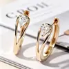 Pendientes Populares de Yanbai con Diseño de Zirconia en Forma de Gota de Agua Transfronterizos para Mujer, Aretes de Clip de Moda para Uso Diario con un Toque de Lujo Ligero y de Alta Gama, Estilo Europeo y Americano