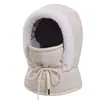 Gorro estilo Lei Feng para hombres y mujeres, gorro de algodón para exteriores en invierno para ciclismo y bicicleta eléctrica, a prueba de frío y viento, pasamontañas grueso con forro de polar para el Noreste