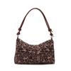 Bolso sobaquero de leopardo popular de este año para mujer 2024 nuevo otoño bolso bandolera versátil bolso tote de hombro para ir al trabajo