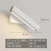 Luminária de Parede Nórdica para Cabeceira, Rotativa, Madeira Maciça, Estilo Criativo Wabi-Sabi, Luminária de Parede Vintage para Quarto Japonês, Simples Moderna