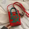 Bolsa de Malla Tejida Hueca de Hilo de Algodón para Mujer, Bolso de Hombro Casual de Verano Estilo Perezoso, Bolsa de Malla Grande de Gran Capacidad
