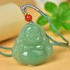 Pingente de Aventurina Natural Atacado Pingente de Aventurina Verde Guanyin Buda para Homens e Mulheres Pingente de Jade Flor Peônia Pixiu