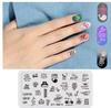 Novo Modelo de Carimbo para Unhas DIY Película Azul Carimbo de Unhas Esmalte Pintado Placa de Aço XY-NB16